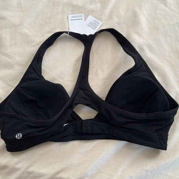Lululemon All day breeze bra black size 10 NWT - Picture 3 of 10